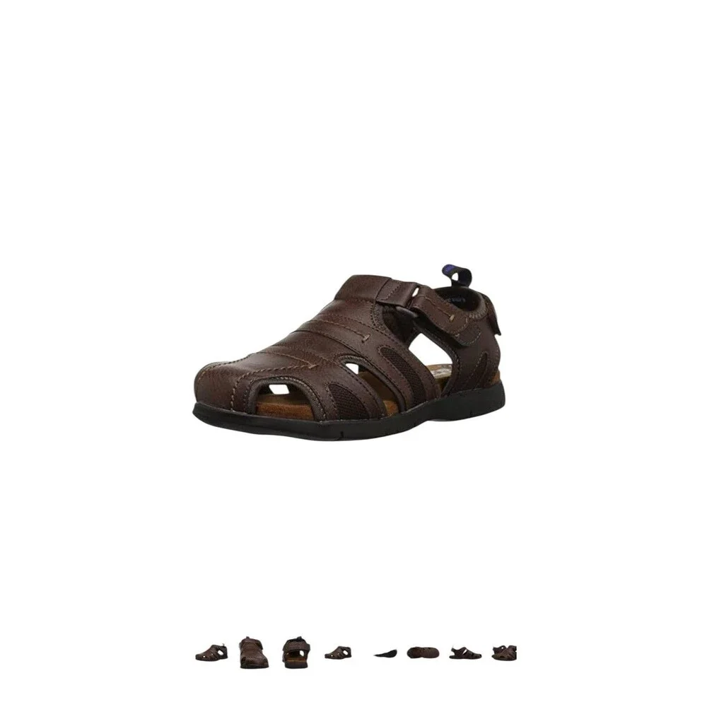 Nunn Bush Dual Comfort Men’s Fisherman Sandals Size 10 W(EEE) NWT Tan
